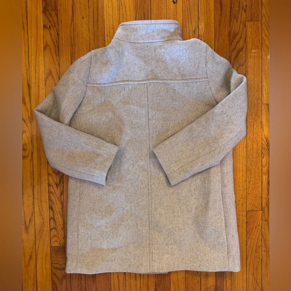 J. Crew Light Gray Lined Coat - Picture 4 of 5